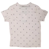 Erkek Çocuk Bej Siyah Yaprak Baskılı Müslin 2'li Takım - 4