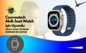 Cosmostech Akıllı Saat Watch için Uyumlu 42MM 44MM 45MM 49MM 1/2/3/4/5/6/se/7/8/ultra Akıllı Saat Silikon Kordon ve Kayışı Açık Mavi - 2