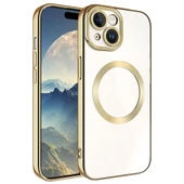 Vendas iPhone 15 Uyumlu Veve Serisi Wireless Şarj Destekli Kamera Lens Korumalı Magic Smooth Silikon Kılıf - 5