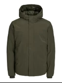 JACK JONES Erkek Rüzgar Geçirmez Kapüşonlu Mont 12238720 - 7