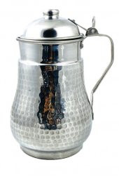 Alüminyum Dövme Desenli Kapaklı Sürahi 2250ml - 1