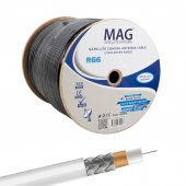Mag RG6-U6 Cu-Cu Bakır Yeşil Anten Kablo 300 Mt - 1
