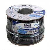 Mag Rg6/U6 Bakır Cu/Cu 80 Tel Siyah Anten Kablosu (100 Metre) - 6