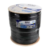 Mag RG6-U6 Cu-Cu Bakır Yeşil Anten Kablo 300 Mt - 9