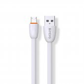 İmeng Huawei Y5 Lite İle Uyumlu 3.1A UsbA to Micro Data ve Hızlı Şarj Kablosu Beyaz - 1