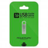 Powerway 16 GB Metal USB 2.0 Flash Bellek - 3