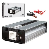 S-Link SL-1500W Dc12v-Ac230v 1500w İnverter 12V-220V Çevirici Dönüştürücü - 1