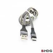 İmeng Xiaomi 12T 3.1A UsbA to Type-C Örgülü Data ve Hızlı Şarj Kablosu Gri thumbnail 4