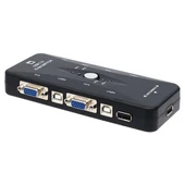 Powermaster PM-15166 4 Kanal VGA KVM Switch (4 Bilgisayarı Tek Elden Yönetin) - 9