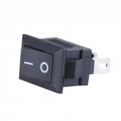 2 PİN SİYAH 3 AMPER - 250 VOLT YÜKSELTİCİ ANAHTARI (TK 91)(IC-120) - 6