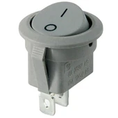 IC-133B Gri 2 Pinli Işıksız Yuvarlak Açma-Kapama Anahtarı - 3