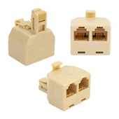 Telefon Ara Bağlantı Buatı 1 Erkek / 2 Dişi - 3