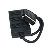 Elektromer 3\'Lü Scart Dağıtıcı (1 Erkek-3 Dişi Scart) - 3