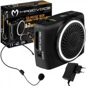 Magicvoice MV-17450 USB-SD Kart Girişli Şarjlı Mini Seyyar Rehber Anfisi - 4