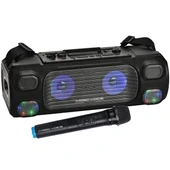 Magicvoice MV-7001 VHF El Mikrofonlu USB-SD-Bluetooth Işıklı 40 W Taşınabilir Şarjlı Seyyar Anfi - 8