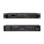 Magicvoice MV-540 100 Watt USB-SD-Bluetooth 2 Mikrofon Girişli 5 Bölgeli Hat Trafolu Anfi - 2