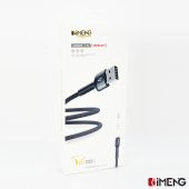 İmeng Xiaomi Mi Note 10 Lite 3A UsbA to Type-C Pro Braided Örgülü Data ve Hızlı Şarj Kablosu Siyah - 6