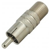 F Konnektör Dişi/Rca Erkek Konnektör - 2