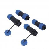 SD16 Su Geçirmez 2 Pin 16 Mm Konnektör Takımı - 5