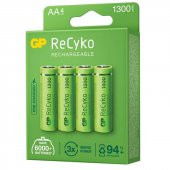 Gp Recyko 1300 NI-Mh R6 Şarjlı AA 4'Lü Kalem Pil - 1