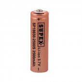 Supex 18650 – 2500S 3.7V 2500 Mah Başlı Li-Ion Pil - 1