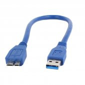 POWERMASTER PM-12900 USB 3.0 MAVİ 30 CM DATA MICRO USB KABLOSU - 1