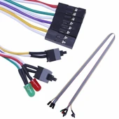 Powermaster PM-14367 Bilgisayar PC Kasa Kablosu 65Cm (Power Led, HDD Led, Reset SW, Power SW) - 7
