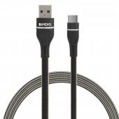 İmeng Xiaomi Poco X3 Nfc 3.1A UsbA to Type-C Örgülü Data ve Hızlı Şarj Kablosu Siyah - 1