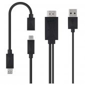 Powermaster Micro Usb S2-S3-S4 Uyumlu HDMI Çevirici Kablo thumbnail 2