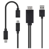 Powermaster Micro Usb S2-S3-S4 Uyumlu HDMI Çevirici Kablo thumbnail 3