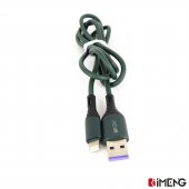 İmeng Apple İphone 12 Mini 6A 100W UsbA to Lightning Data ve Hızlı Şarj Kablosu Yeşil - 2