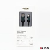 İmeng Apple İphone 8 Plus 6A 100W UsbA to Lightning Data ve Hızlı Şarj Kablosu Yeşil - 7