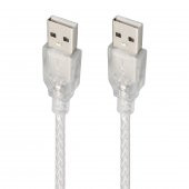 Powermaster 3 Metre Usb Erkek-Erkek Kablo Şeffaf - 2