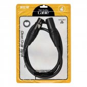 Magicvoice LD381 1 Metre Canon XLR Dişi - Canon XLR Erkek Stereo Plastik Jak Mikrofon Ses Kablosu thumbnail 1