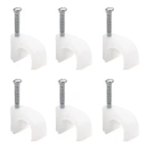 Kroşe 1 Numara Çelik Çivili 4 Mm (Kordon Kabloları İçin) 100\'Lü Poşet Powermaster - 3
