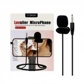 Hello 3.5MM 3 Boğumlu AUX Kablolu Yaka Ve Youtuber Mikrofonu HL-5344 - 3