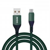 İmeng Tecno Pop 6 Pro 6A 100W UsbA to Micro Data ve Hızlı Şarj Kablosu Yeşil - 1