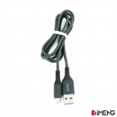 İmeng İnfinix Smart 5 Pro 6A 100W UsbA to Micro Data ve Hızlı Şarj Kablosu Yeşil thumbnail 4