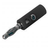 IC-238A Fiş Banan Jack Siyah CX-03 - 1