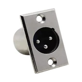 Elektromer Canon XLR 3 Pin Erkek Şase Konnektör - 3