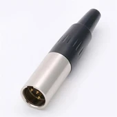 Mini Canon XLR 3 Pin Erkek Jack Fiş 10X47mm - 3