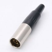 Mini Canon XLR 3 Pin Erkek Jack Fiş 10X47mm - 1