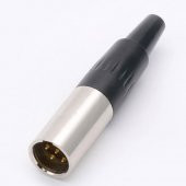 Mini Canon 4 Pin Erkek Jack Fiş - 1