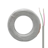 Lan LN-TEL22 Beyaz 2'Li Flat Köken 100 Metre Telefon Kablosu thumbnail 2