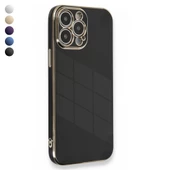 iPhone 13 Pro Kılıf Luxury Seri Kamera Korumalı Silikon Kapak - 1