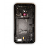 Nokia Lumia 620 Arka Kapak Nokia uyumlu Lumia 620 Siyah Arka Kapak Yan Tuş Takımı Anten Buzzer Hoparlör - 1