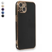 iPhone 13 Kılıf Luxury Seri Kamera Korumalı Silikon Kapak - 1