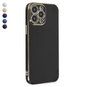 iPhone 14 Pro Max Kılıf Luxury Seri Kamera Korumalı Silikon Kapak - 1