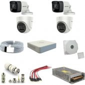 Hıkvısıon 2mp 1080P 4 Adet Fullhd Güvenlik Kamera Seti - 1