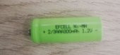 Efcell NI-MH 2/3AAA 300 Mah 1.2 Volt Başlıklı Pil - 1